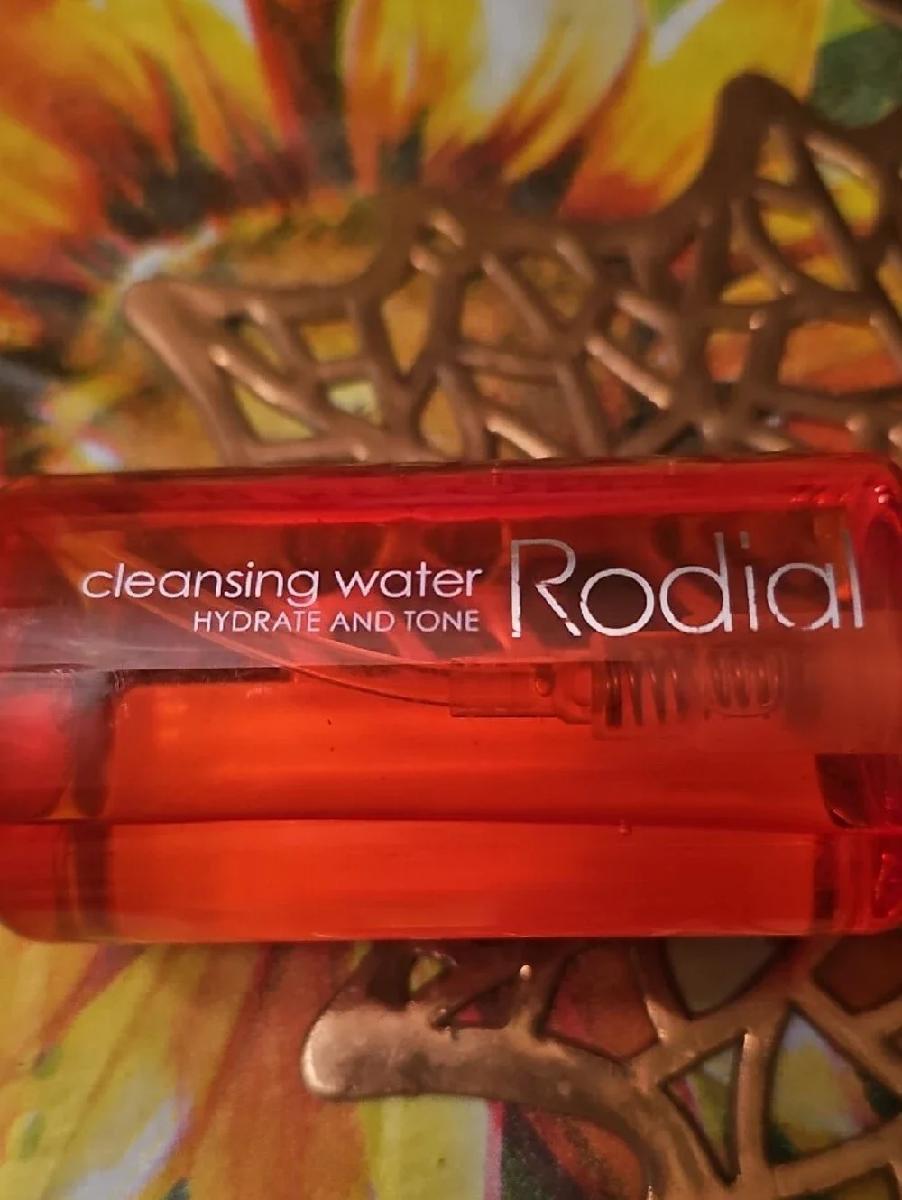Rodial Red Travel Cleansing Water Bottle